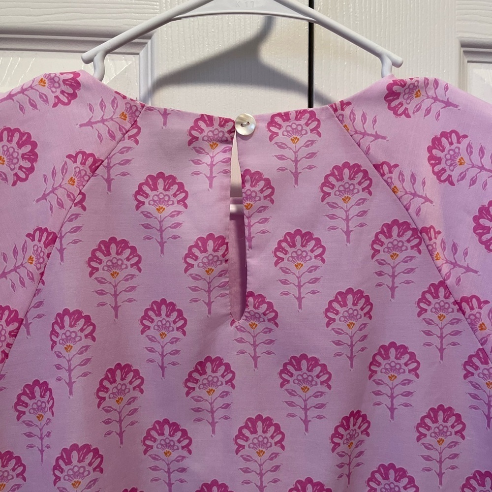 J Marie Floral Babydoll Top Size Medium - Picture 10 of 12